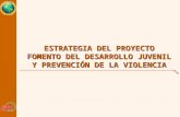 ESTRATEGIA DEL PROYECTO FOMENTO DEL DESARROLLO JUVENIL Y PREVENCIÓN DE LA VIOLENCIA