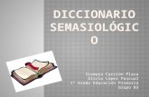DICCIONARIo SEMASIOLÓGICO