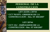 PERSONAL DE LA CONSTRUCCION