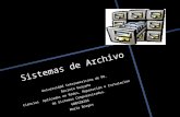 Sistemas  de  Archivo