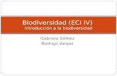 Biodiversidad (ECI IV)  Introducción a la biodiversidad