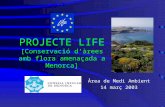 PROJECTE LIFE [Conservació d’àrees amb flora amenaçada a Menorca]