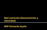 Mal nutrición (Desnutrición y obesidad) MIP Eduardo Ayala