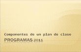 Programas  2011