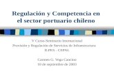 Regulación y Competencia en el sector portuario chileno