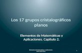 Los 17 grupos cristalográficos planos
