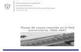 Universidad de Guadalajara Secretaría General Coordinación General de Recursos Humanos
