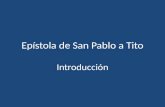 Epístola de San Pablo a Tito