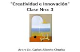 “Creatividad e Innovación” Clase Nro: 3