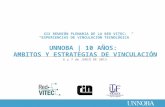 XIX Reunión Plenaria de la Red VITEC: “Experiencias de Vinculación Tecnológica” UNNOBA | 10 AÑOS:
