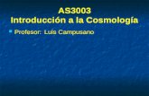 AS3003 Introducci ón a la Cosmología