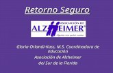 Gloria Orlandi-Kass, M.S. Coordinadora de Educación Asociación de Alzheimer del Sur de la Florida