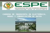 CARRERA DE INGENIERÍA  EN ELECTRÓNICA , REDES Y COMUNICACIÓN DE DATOS