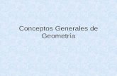 Conceptos Generales de Geometría