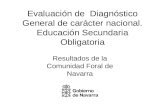 Evaluación de  Diagnóstico General de carácter nacional. Educación Secundaria Obligatoria