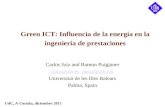 Green ICT: Influencia de la energía en la ingeniería de prestaciones