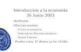 Introduccion a la economía 26 Junio 2003