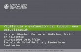 Vigilancia y evaluación del tabaco: una actualización