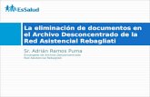 La eliminación de documentos en el Archivo Desconcentrado de la Red Asistencial Rebagliati