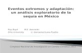 Eventos extremos  y  adaptación : un  análisis exploratorio  de la  sequía  en México