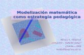 Modelización matemática como estrategia pedagógica