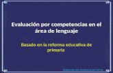 Evaluación por competencias en el área de  lenguaje