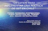 “DESAFIOS PARA IMPLEMENTAR UNA POLÍTICA DE SST EN CHILE”