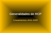 Generalidades de RCP