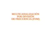 MULTICANALIZACIÓN POR DIVISIÓN DE FRECUENCIA (FDM)
