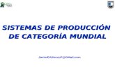 SISTEMAS DE PRODUCCIÓN  DE CATEGORÍA MUNDIAL