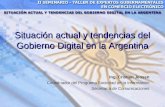 Situación actual y tendencias del Gobierno Digital en la Argentina