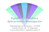 Ingeniería Electrónica Aplicaciones e Investigación