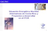 Situación Energética Mundial Alternativas de Costa Rica y Proyectos a desarrollar  en el ITCR