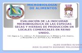 MICROBIOLOGÍA   DE ALIMENTOS