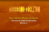 Dra. Marta María Arrùa R. Servicio de Salud Ocupacional IPS H. C.