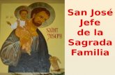 San José Jefe d e la Sagrada Familia