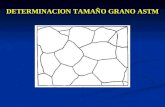 DETERMINACION TAMAÑO GRANO ASTM