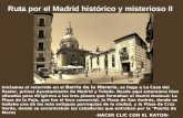 Ruta por el Madrid histórico y misterioso II