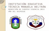 INSTITUCIÓN EDUCATIVA TÉCNICA MANUELA BELTRÁN