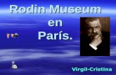 Rodin Museum en París.