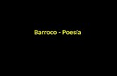 Barroco - Poes­a