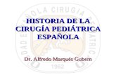 HISTORIA DE LA CIRUGÍA PEDIÁTRICA ESPAÑOLA Dr. Alfredo Marqués Gubern