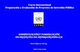 Curso internacional Preparación y Evaluación de Proyectos de Inversión Pública