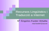 Recursos  Lingüístics i Traducció  a Internet