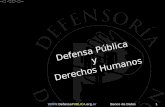 Defensa Pública  y  Derechos Humanos