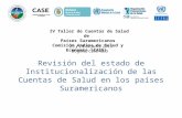 Revisión del estado de Institucionalización de las Cuentas de Salud en los países Suramericanos