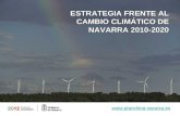 ESTRATEGIA FRENTE AL CAMBIO CLIMÁTICO DE NAVARRA 2010-2020