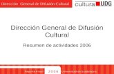 Dirección General de Difusión Cultural