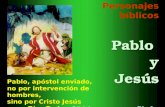 Personajes bíblicos Pablo  y Jesús Diseño: J. L. Caravias sj