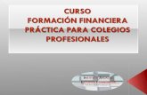 CURSO  FORMACIÓN FINANCIERA PRÁCTICA PARA COLEGIOS PROFESIONALES